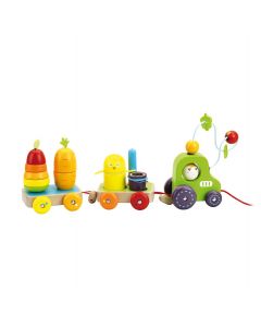 Harvest Day Wooden Tractor Toy