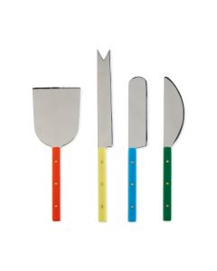 MoMA Color Block Cheese Knives - Set of 4