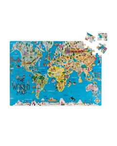 World Map Jigsaw Puzzle - 100 Pieces