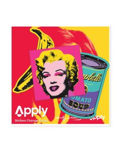 Andy Warhol '60s Silkscreen Apply Stickers - Set of 3