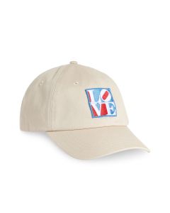 Robert Indiana LOVE Cotton Canvas Baseball Cap | MoMA Design Store Hong Kong