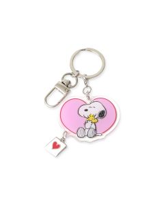 Snoopy Valentine Enamel Key Ring