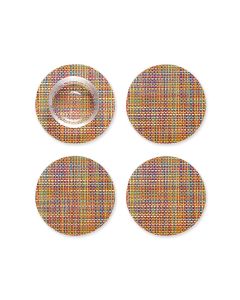 Chilewich Mini Basketweave Coasters - Set of 4