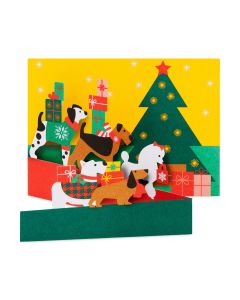 Dogs on Parade Holiday Pop-Up Cards - Set of 8