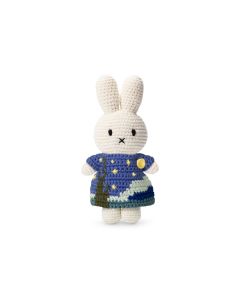 Miffy & Friends Crochet Van Gogh The Starry Night Plush Toy - Miffy