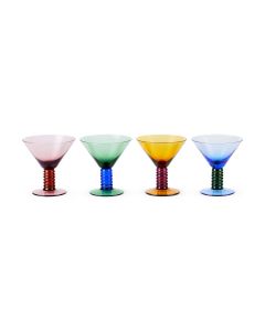 Saturn Glassware - Martini Set of 4