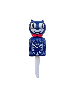 Kit-Cat Clock - Red White & Galaxy Blue