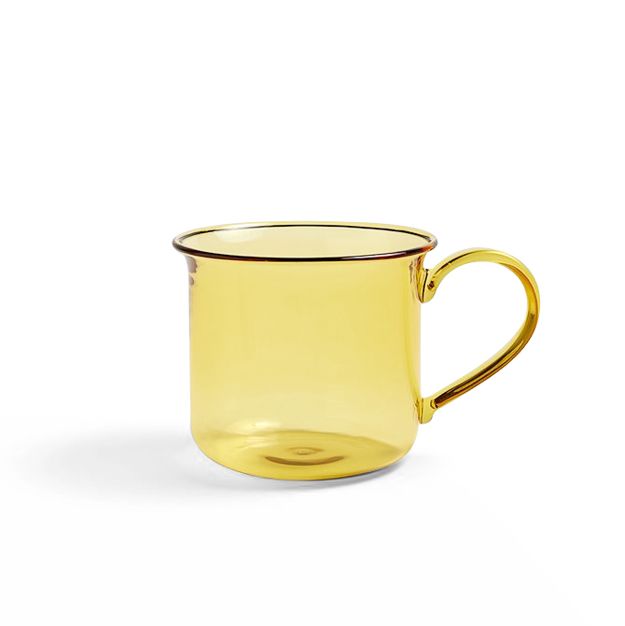 Mug en verre transparent borosilicate ambre Muurla - La déco 2B